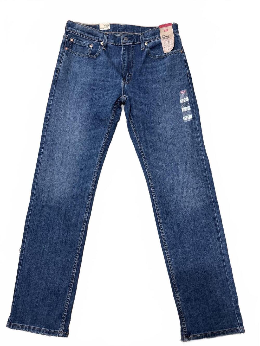 Levi's 559 Relaxed Straight Fit Jeans W33 L34